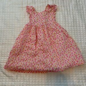 Mini Boden Pink Floral Kids Dress